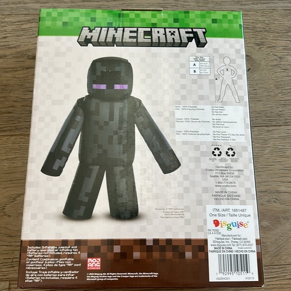 Minecraft Inflatable Enderman Child Costume - Picture 7 of 8